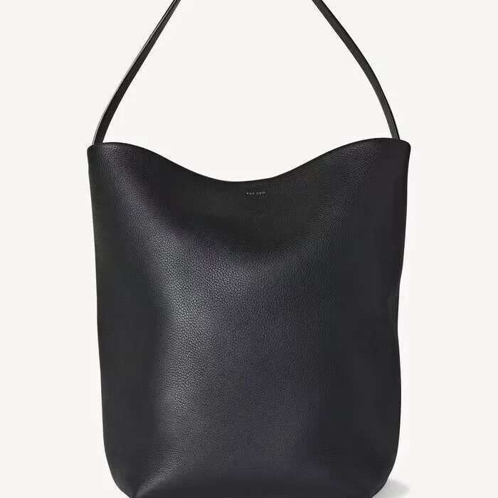 Designer Bag Bucket Medium Lychee Pattern Cowhide Large-Capacity Single Shoulder Portable Women's Bag Leather Niche Design