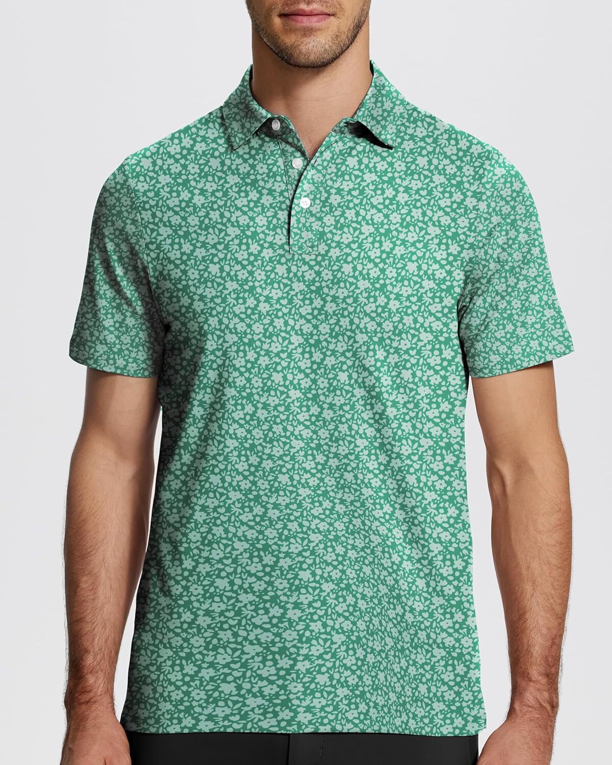 Mens Polo shirt Mens Golf Funny Print Golf Polo Shirts for Men Lightweight Dry Fit Quick Dry Casual tops summer clothes Short sleeve