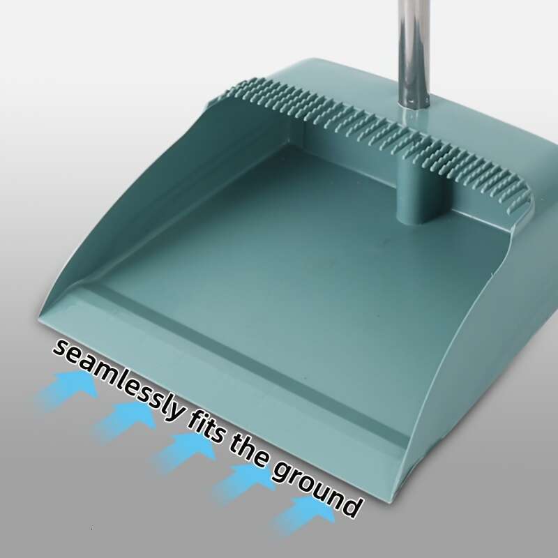 2-in-1 Household Cleaning Set, Soft Bristle Dustpan and Brush Combo, Non-Stick Hair Easy Dust Removal, Durable Plastic, Home Use