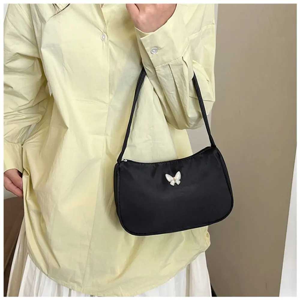 PVC+Polyester Handbag New Butterfly Korean Edition Arm Bag High Capacity Skylark Spring/Summer W250421
