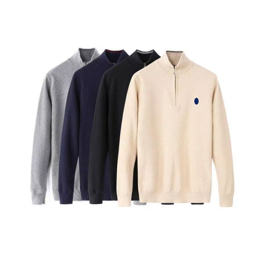 Polo Sweater Men Qu… - image