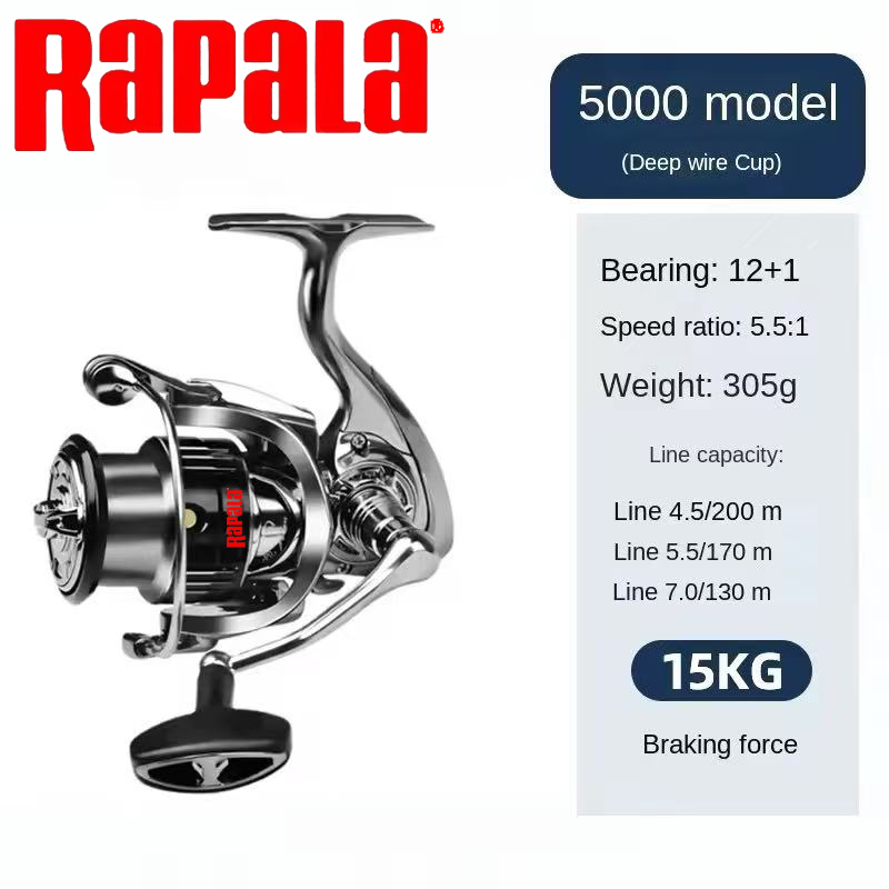 Rapala STELLA SW Rapala Rueda giratoria insignia STELLA SW Barco de pesca totalmente de metal fundido a distancia