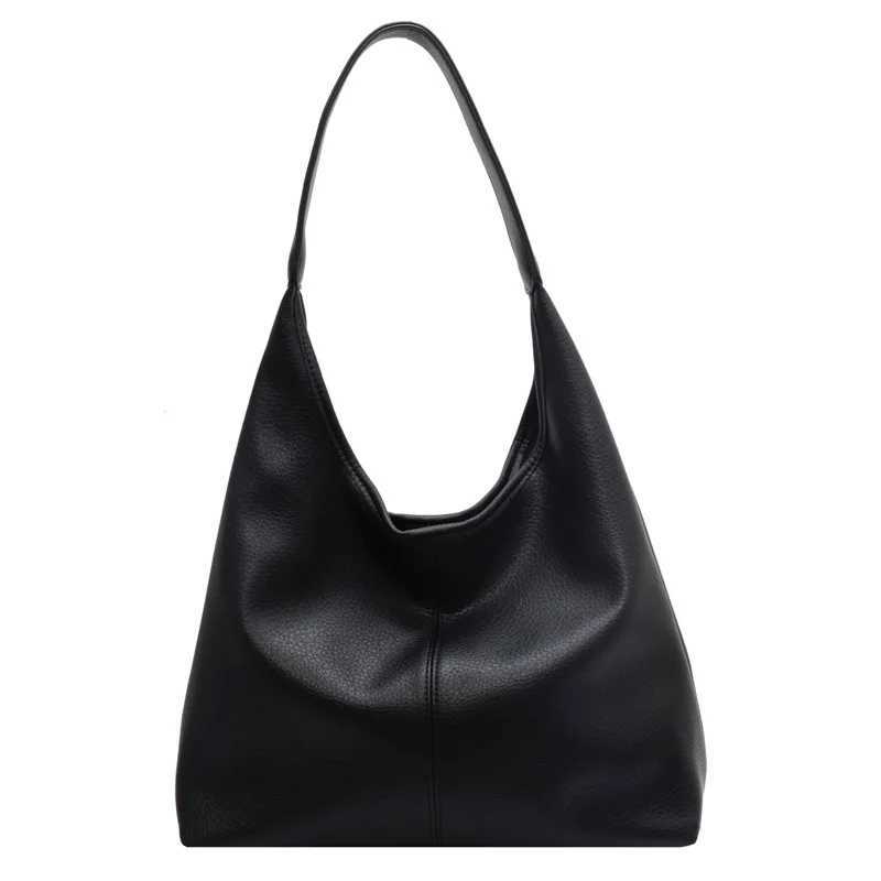 Fashion Texture Womens Composite Bag Spring/Summer New Collection Solid Color Simple Large Capacity Womens Single Shoulder Bottom Bag W250425