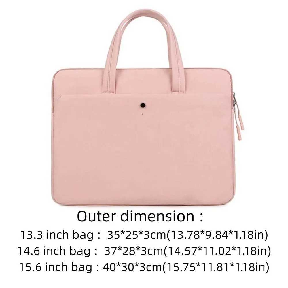 With Handle Portable Laptop Bags Lightweight Ultra Thin Laptop Case Multi-Layer Soft Material Notebook Sleeve Business BriefcaseT251125
