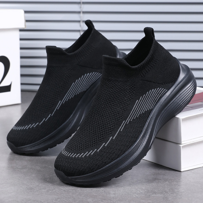 Spring And Summer Women S New Style Flyknit Lightweight Soft Soled Sports Breathable One Step Socks Running Shoes Ddmysaturn Ddmysaturn