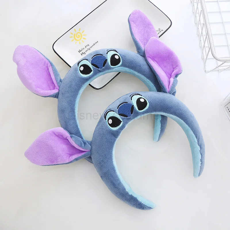 Disney Mickey Mouse Earbands Headbands Womens Childrens Party Hair Accessories Lilo Stitching Girls Headbands Shining Bow Hair X250425