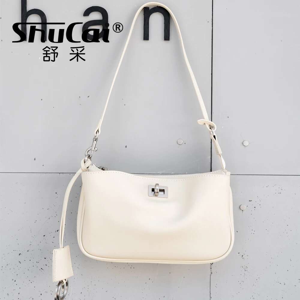 Genuine Leather Fashion Brand Designer Women's Small Cowhide Bags Brown Shoulder Corssbody High Quality Femal Black Bag