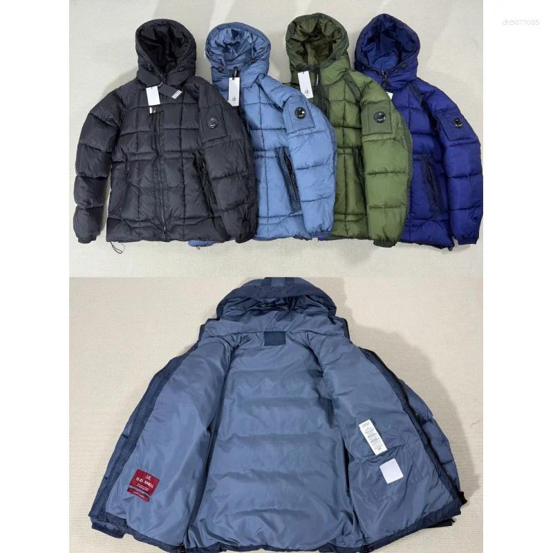 Men's Down DAVIDSHAO EU US Size High Quality Luxury Clothing Autumn Winter Thick Warm Hooded Jacket Coat For Man