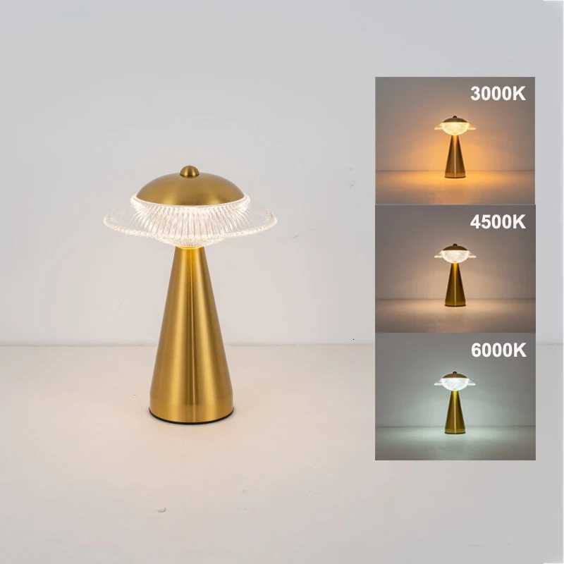 GGbingo LED Table Lamp Touch Sensor Desktop Night Light Rechargeable Reading Lamp for Restaurant Hotel Bar Bedroom Decor LightM251125