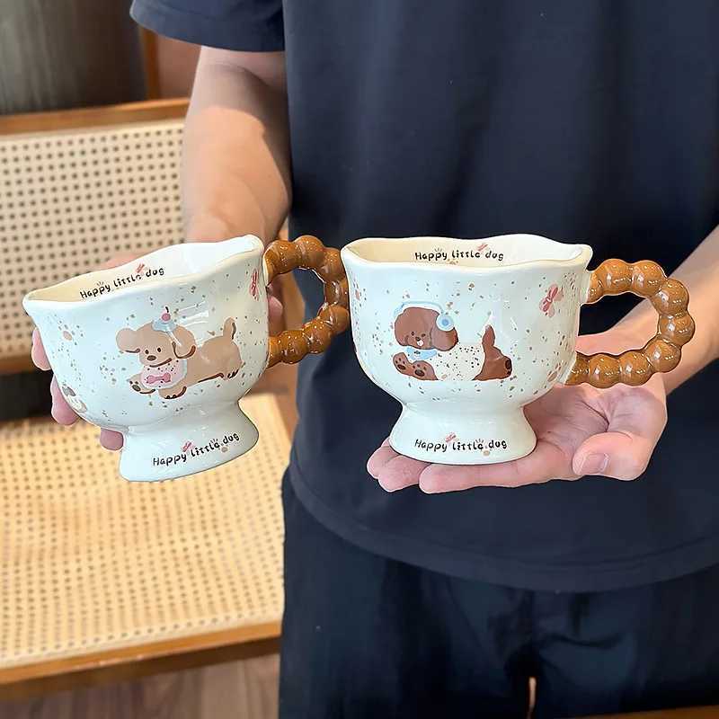 Ceramic Cup Cute Puppy Mug Cups of Coffee Travel Mug Beer Original Mugs Personzed Gift Drinkware Cup for Tea Christmas Funny Y251125
