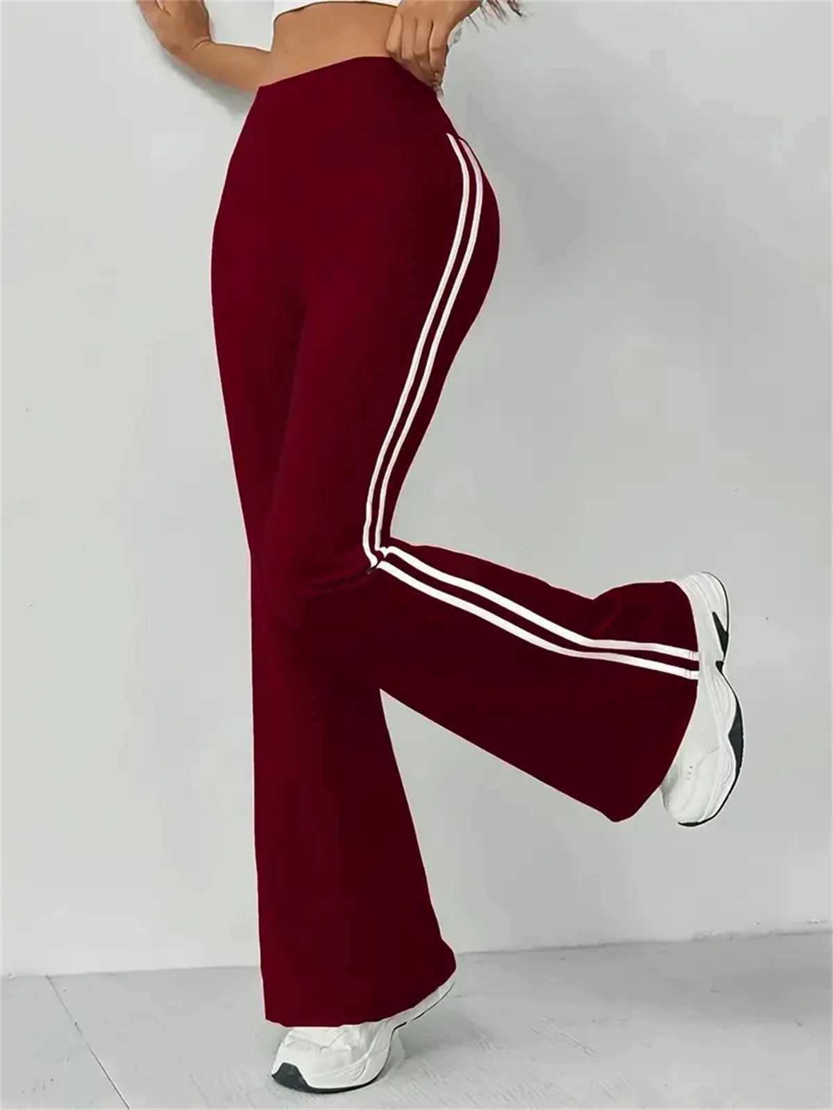 Womens ultra-thin casual Flare Pants high waisted fashionable micro pull rod Trouser 2025 spring and summer womens pants street fashion clothingC25042
