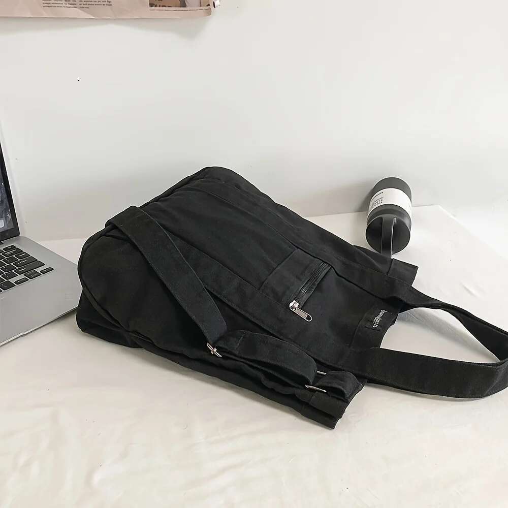 Designer Bag Retro Day Canvas New Diagonal Span Men's Leisure Commuter Handbag Personality Fashion Solid Color Shoulder Bag