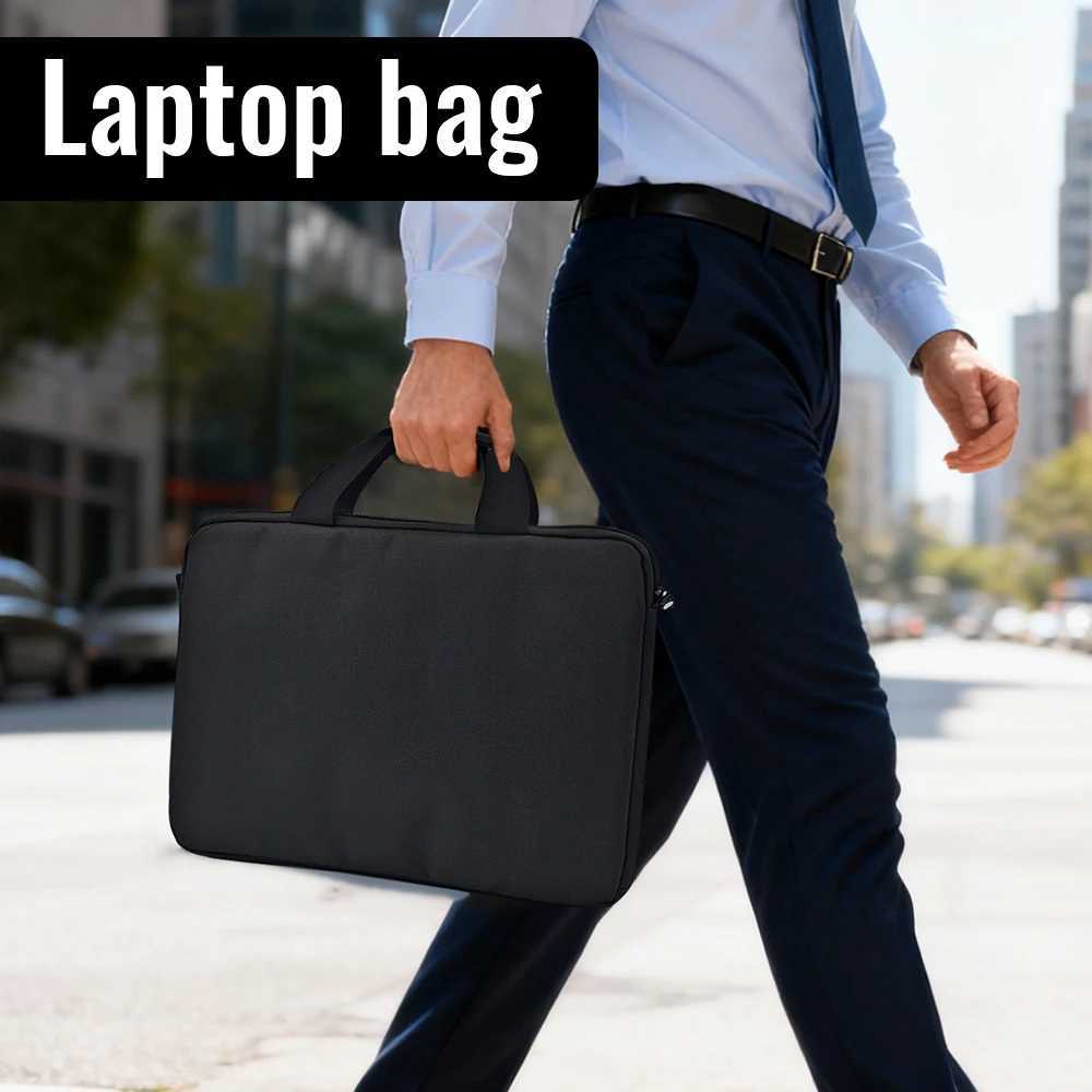 13 Inch Laptop Bag for Men and Women Messenger Bag for Laptop or Tablet Sleek Durable Water-Repellent FabricT251125