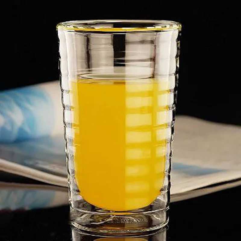 Nespresso Coffee Mug Heat Resistant Double Wall Tea Glass Cup Beer Coffee Handmade Creative Cold Beverage Transparent Drinkware Y251125