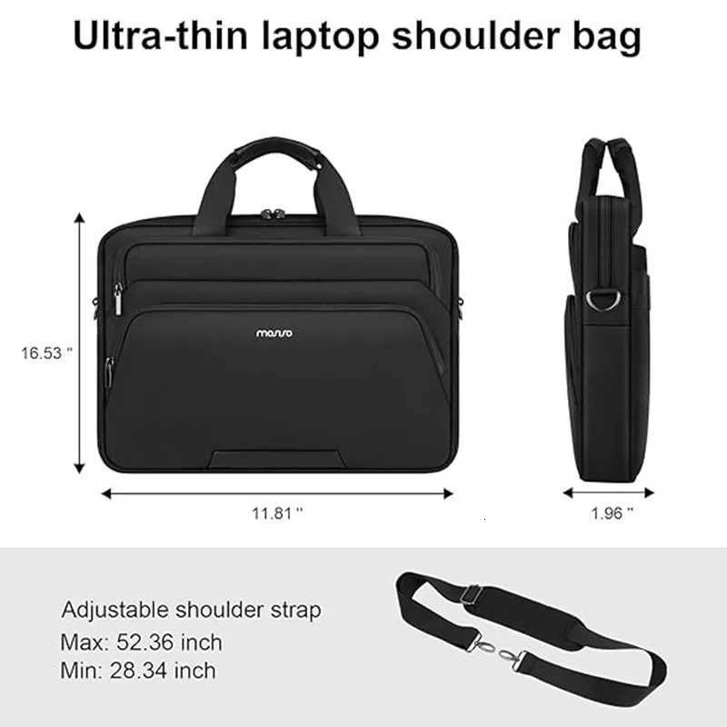 Laptop Shoulder Bag for MacBook Air Pro M4 M3 M2 M1 13 14 15 156 16 173 inch HP Dell Lenovo Asus Notebook Computer Sleeve CaseT251125