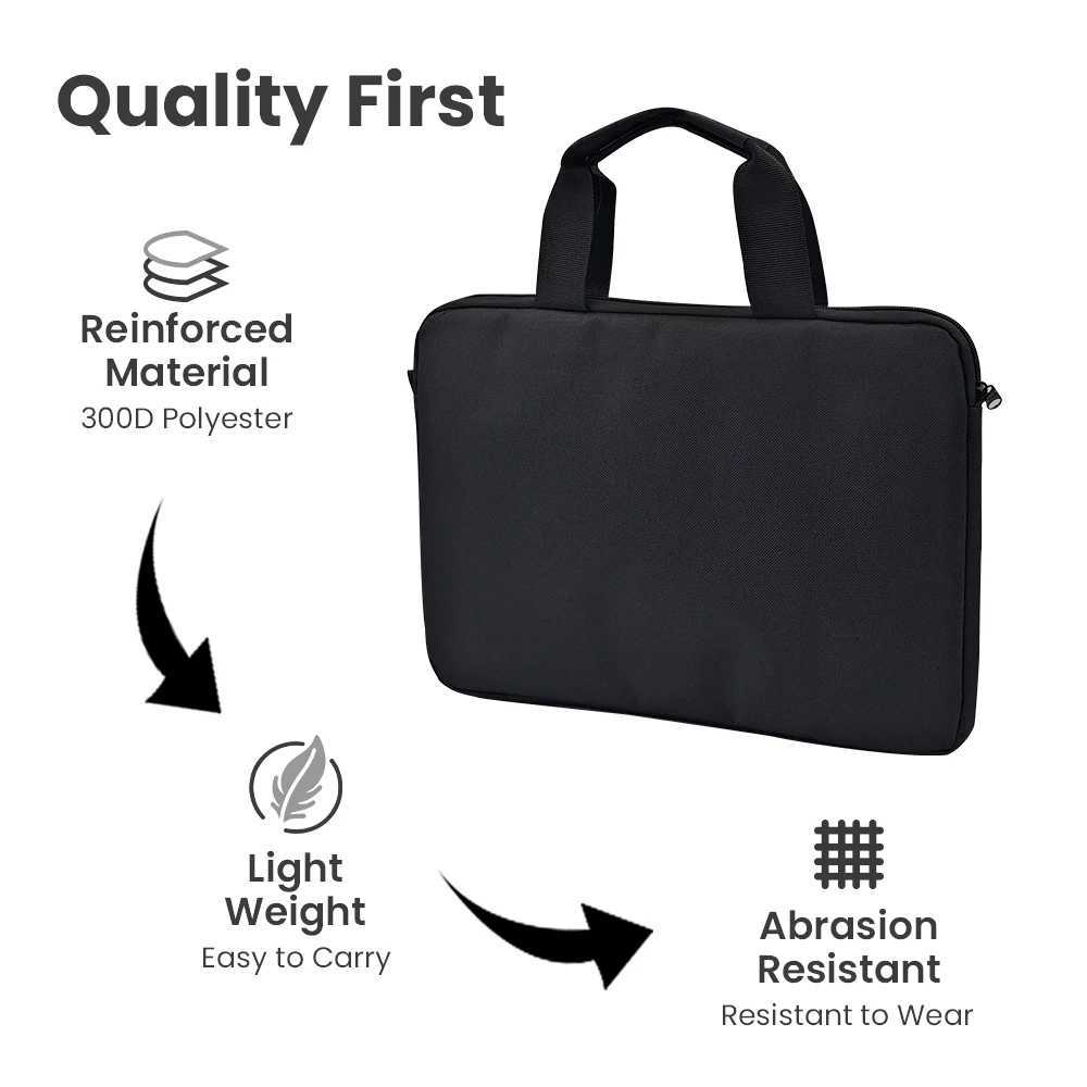 13 Inch Laptop Bag for Men and Women Messenger Bag for Laptop or Tablet Sleek Durable Water-Repellent FabricT251125