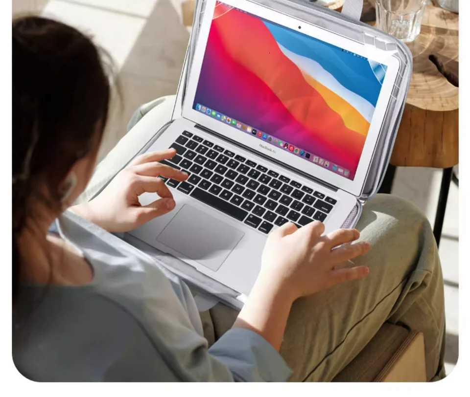 Laptop Bag Liner Bag Handbag Suitable for M1 M2 13 14 156 Inch Macbook Air Pro Huawei Asus Dell Waterproof Notebook BriefcaseT251125