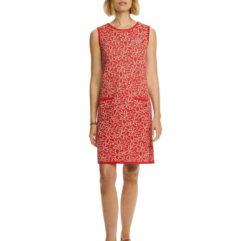 CHCH Elegant Knitted Short Dress Women Fashion O Neck Sleeveless Slim Dresses 2024 New Lady Chic Commute Robes