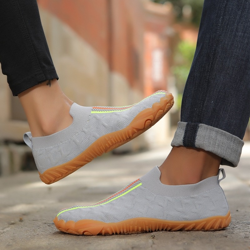 2025 free shipping mesh women shoes breathable soft sole casual sports shoes white brown black fitness shoes men sizes 35-46