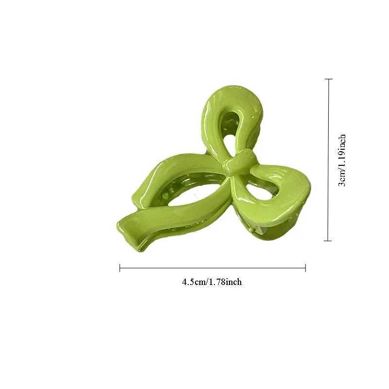 Candy colored bow small grab clip womens side bangs clip broken hair clip princess claw hair clipT250425