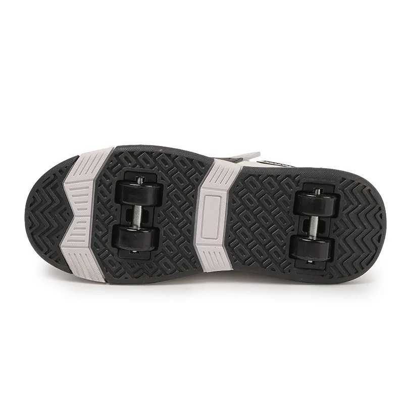 Roller Skate Shoes Kids Autumn Children Fashion Casual Sports Toy Birthday Gift Games Boys 4 Wheels Sneakers GirlsW251125 XJ260303