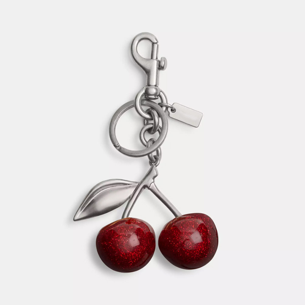 Sac Charme Resin Brass Red Cherry Apple Metal Metal Key Chain Chain de portefeuille Keetchains Keyring Designer Keychain Tasche Luxury Femmes Bag