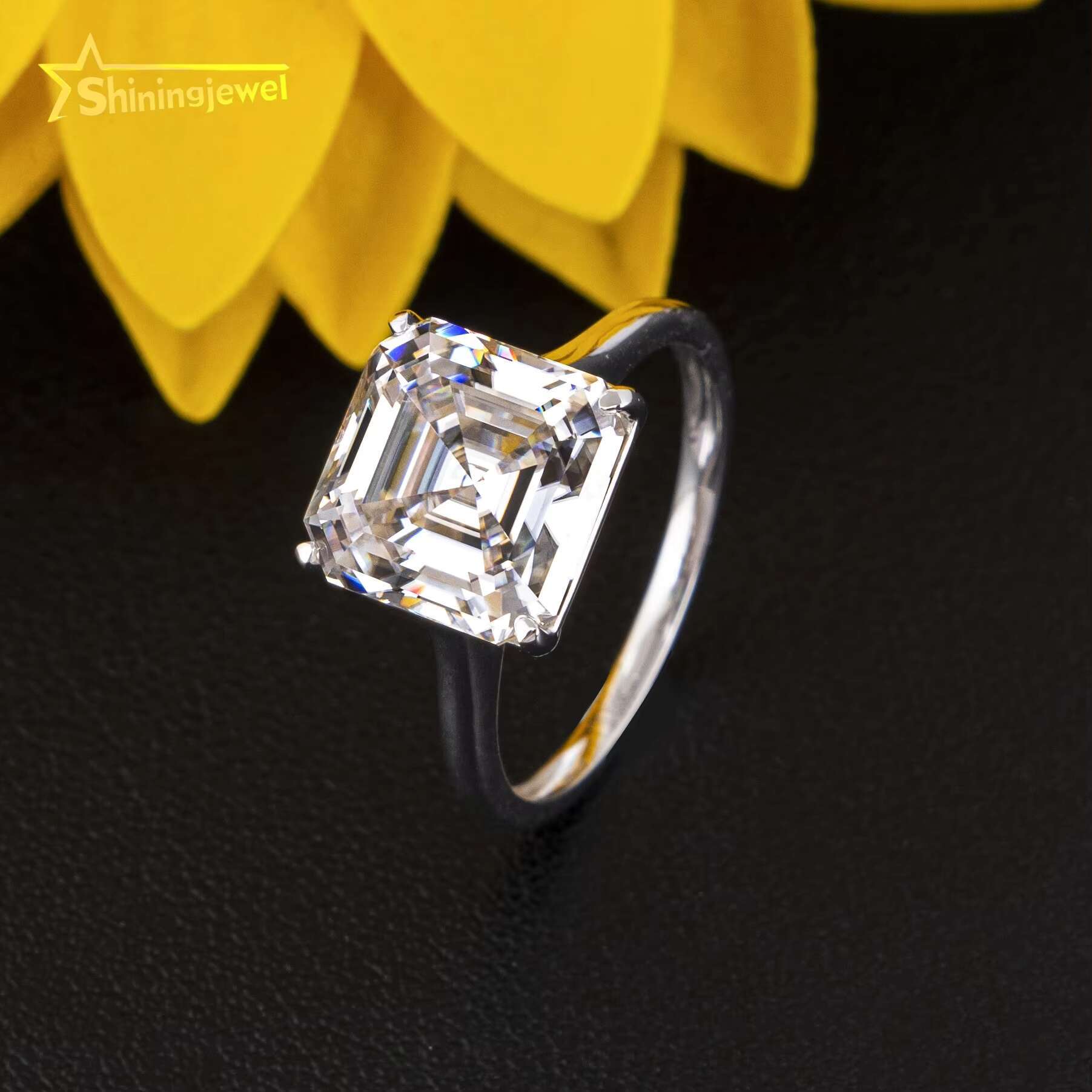 Luxury Hiphop Ring 925 Sterling Silver Iced Out VVS Moissanite Pass Diamond Tester Ring Men Women