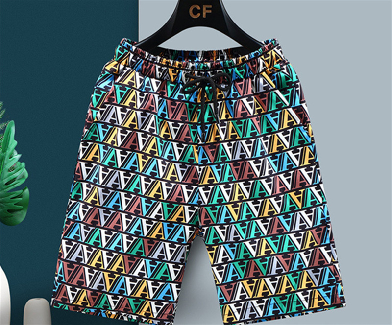 Designer shorts free shipping 2025 new style fashionable loose high-end texture letter printed trendy five quarter pants for men