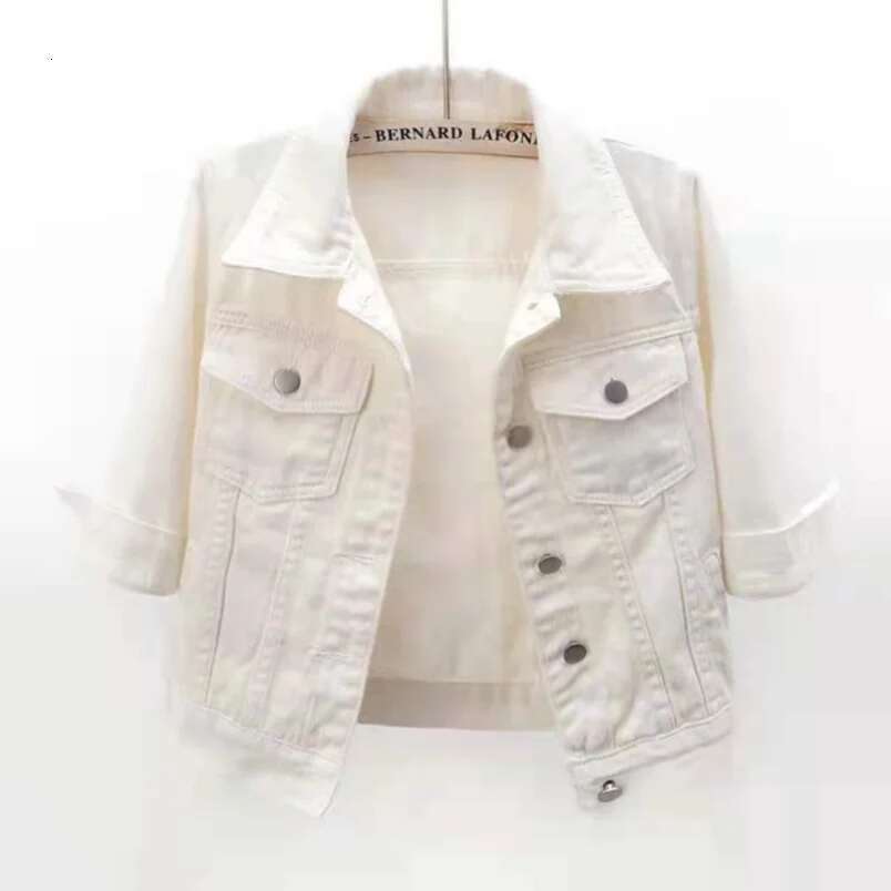 Women Denim Jacket Spring Autumn Short Coat Pink Jean Jackets Casual Yellow Purple Blue Loose Tops Lady Outerwear