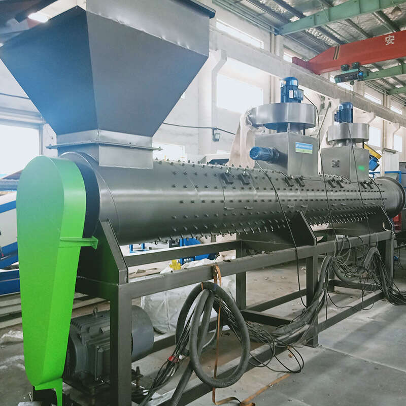 Complete PET Bottle Washing Recycling Line Low Water Consumption