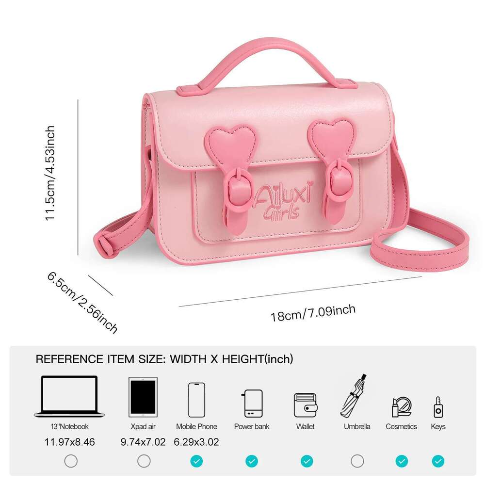 Designer Bag AILUXI Women Handbag For Cosmetic Storage New Original Designer Cambridge Crossbody Small Niche Design Pink Mailman Bag