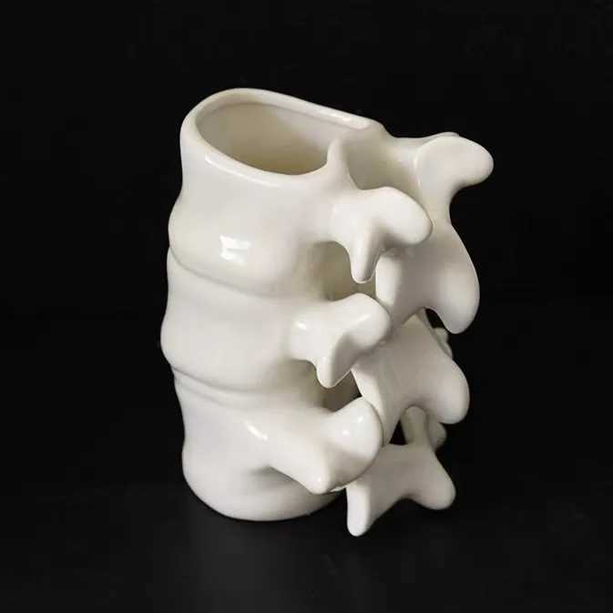 Creative Spine Shape Ceramics Mugs Coffee Mug Milk Tea Office Cups Drinkware the Best birthday Gift Y251125