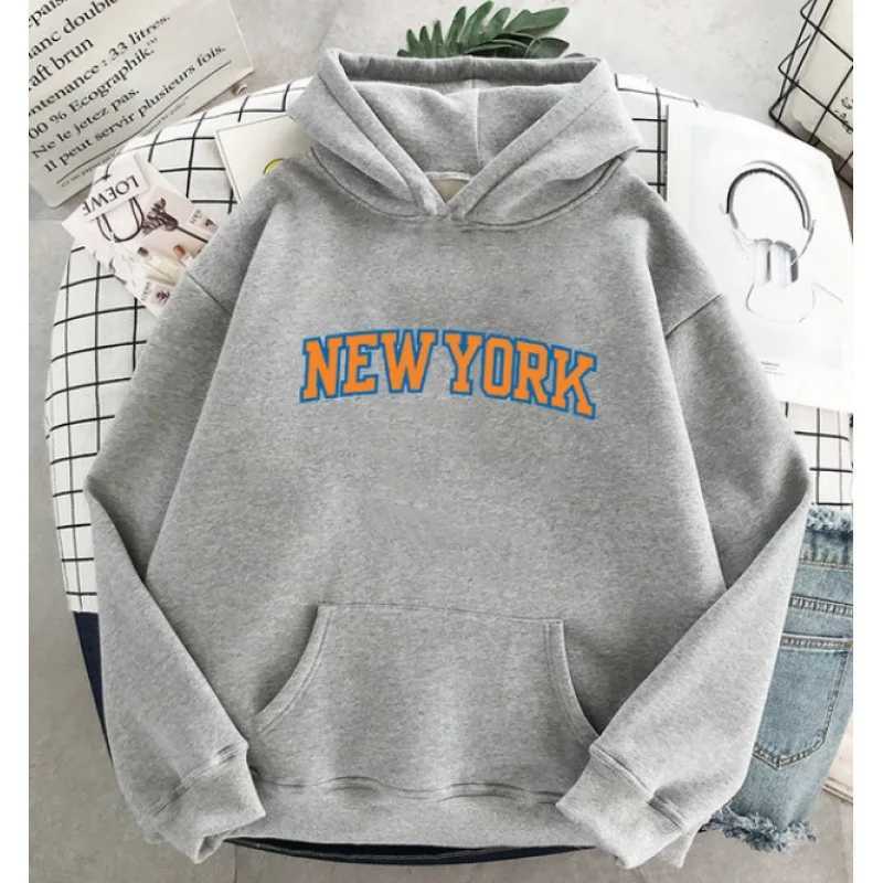Osn Roolyn Letter Prt n Fshi Co Hoodie Casual Loose Hoodie with Long Sves on Both Sides Suitable for Men and Women w250425