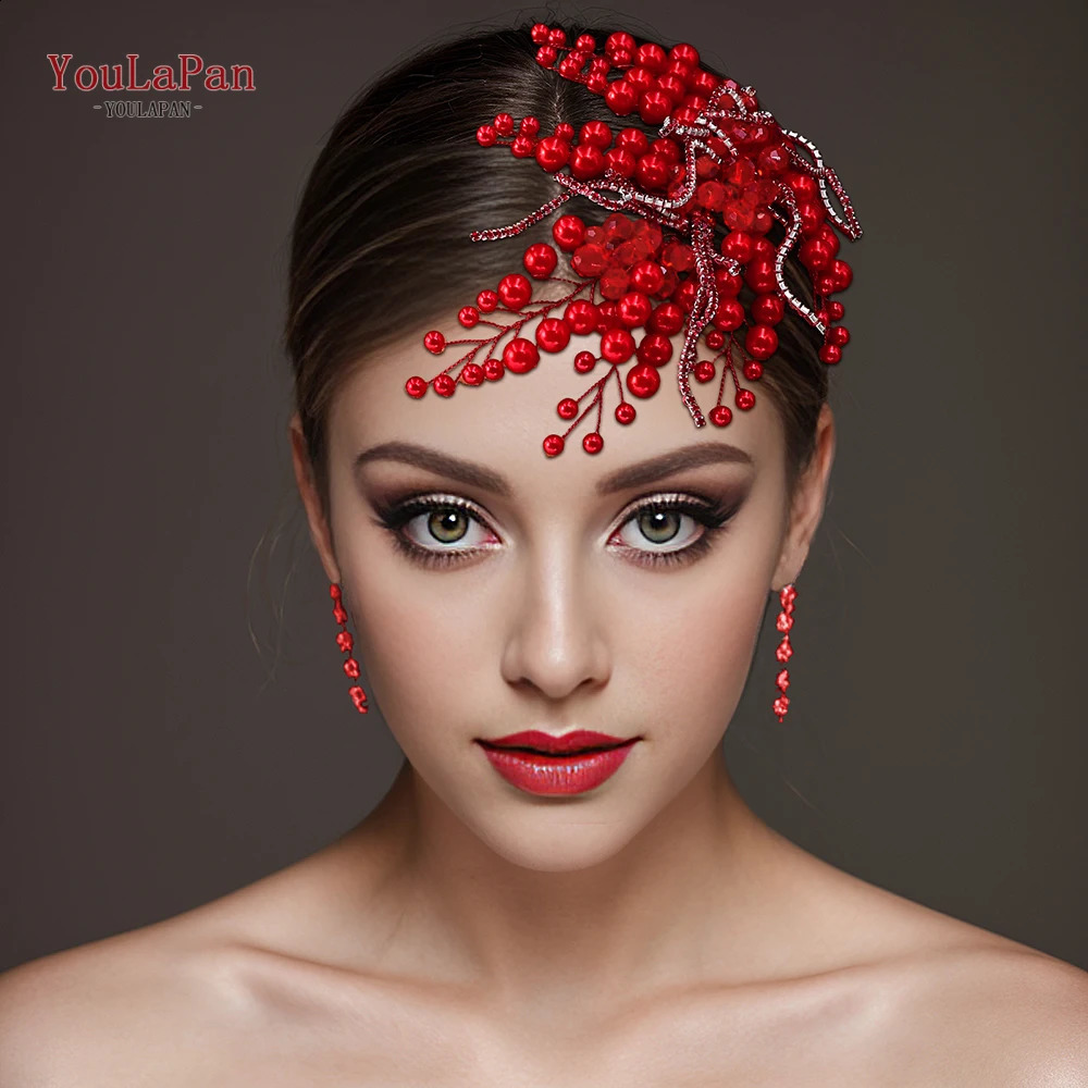 YouLaPan Fashion Crystal Wedding Tiaras Bridal Headband Handmade Brides Hair Accessories Banquet Party Prom Hair Jewelr HP739 250420