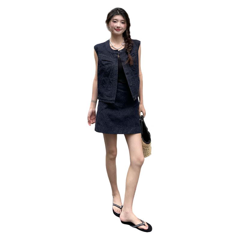 Womens Vest suits dress Vogue Paris Fashion Week Show Customized Fashion Tailored order.M25