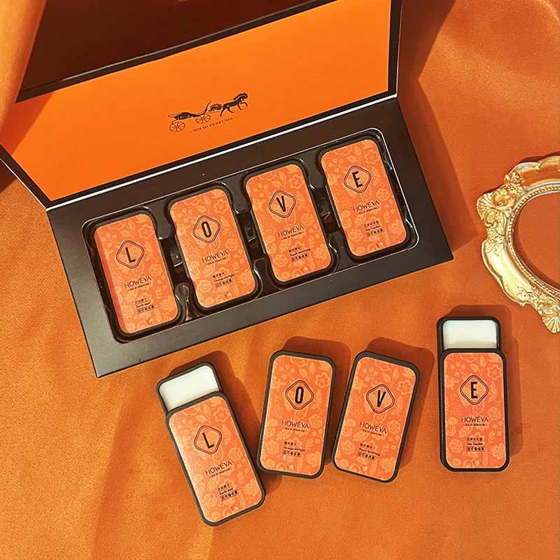 4pcs Solid Perfume Set Floral and Fruity Fragrance Long-lasting Fragrance Light fragrance and Portable Idea for Gift /Daily C251125