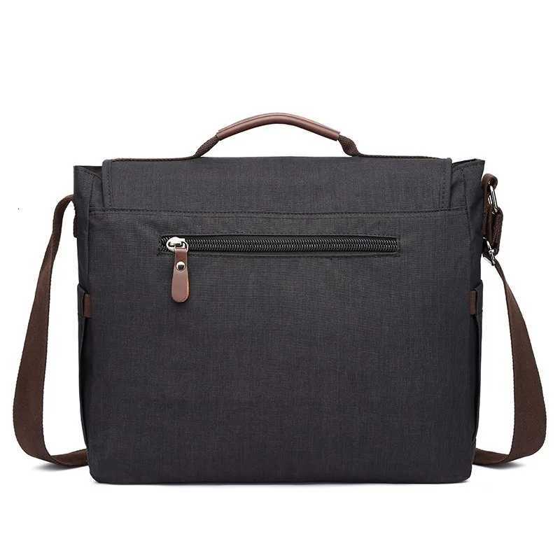 Nesitu Black Green Grey Blue Brown Khaki A4 14 156 inch Laptop Executive Men Briefcase Handbag Shoulder Messenger Bag M1055T251125