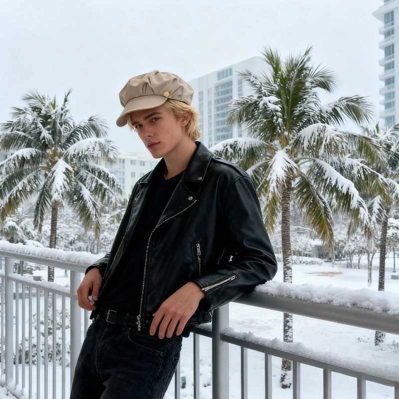 1pc Winter Warm Womens Beret Cap Windproof Insulation Blend Retro Solid Color Girls Fashion Newpaper Cap Cabbie Visor Beret Hat J251125