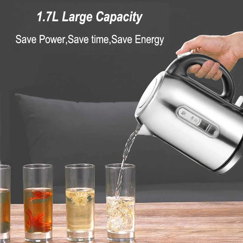 Electric Kettle 17L Fast Hot boiling Stainless Water Kettle Teapot Intelligent Temperature Control Kitchen Appliances EU Plug C251125