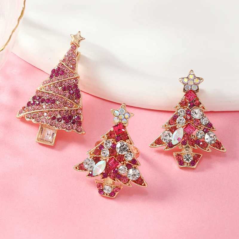 Christmas tree brooch ring trend personalized sweater coat creative pin accessories high-end and versatile atmospheric corsa J251125
