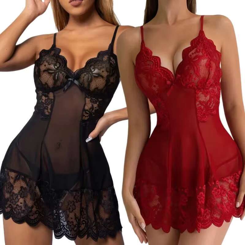 Hot Sale New Design Crocheted Pamas Dress Women's Plus Size Sleepwear Winter Short Length Fabric Clothing Ladies Print Pattern