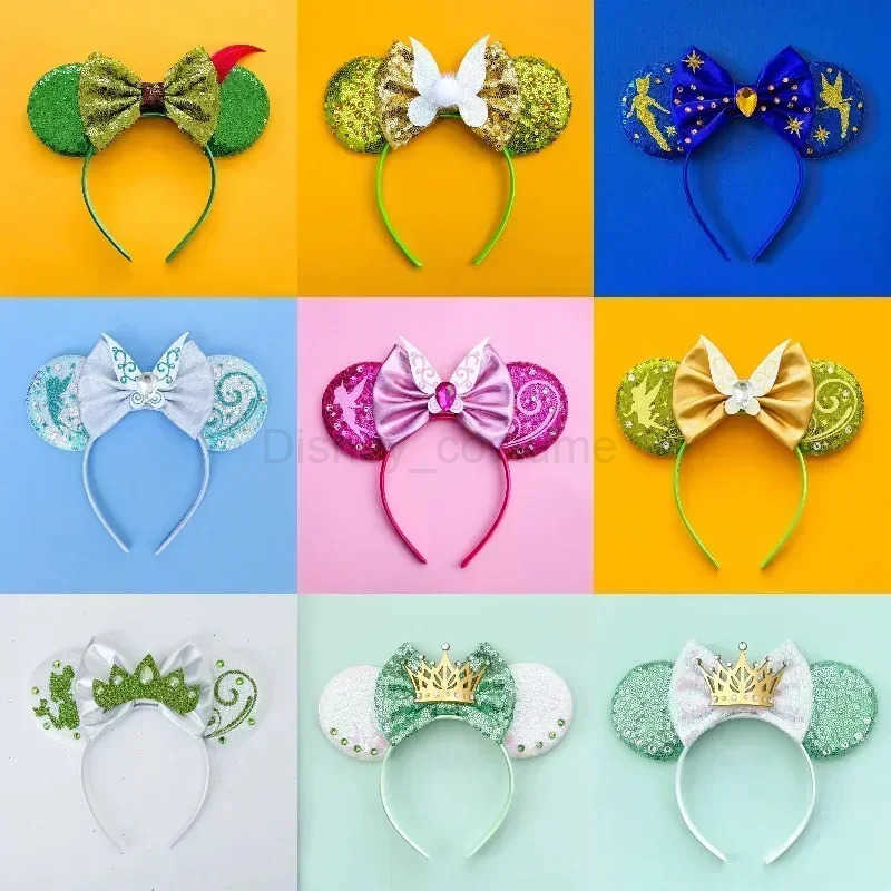 Disney Beauty and Beast Girl Headbands Beauty Hair Accessories Womens Charm Rose Ears Hair Childrens Crown Bow Headbands X250425