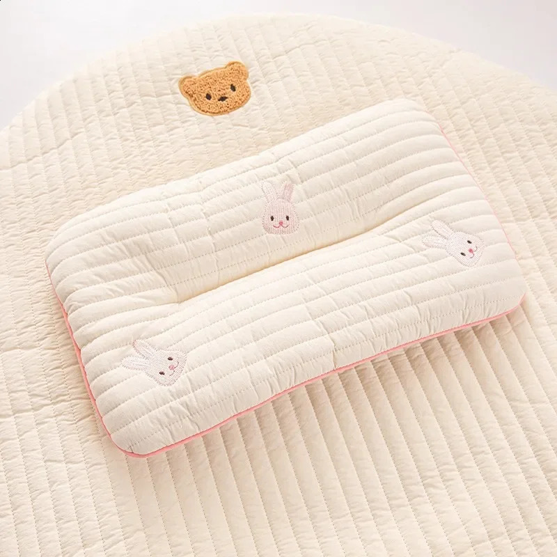 Sell Cartoon Embroidered Childrens Pillow Breathable and Sweat-absorbing Set Pillow for Kindergarten Baby Nap Pillow 250424