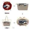 Felt middle makeup 2mm inner support bag, anti dirt anti-theft zipper lining, storage and organizing bag