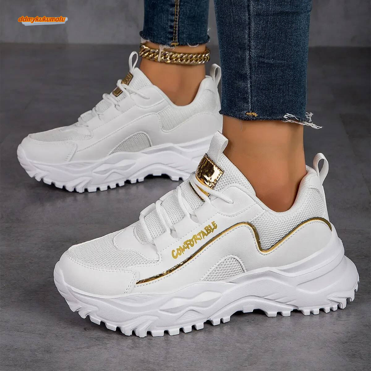Women Sneakers Breathable Women's Sports Shoes Outdoor Walking Flats Woman Spring Casual Shoe Lady Sneaker ddmykukumalu