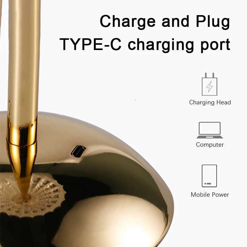 Nordic Led Table Lamp USB Plug Touch Switch Interior For Living Room Decoration Bedroom Dining Bar Desk Home Decor Table LightM251125