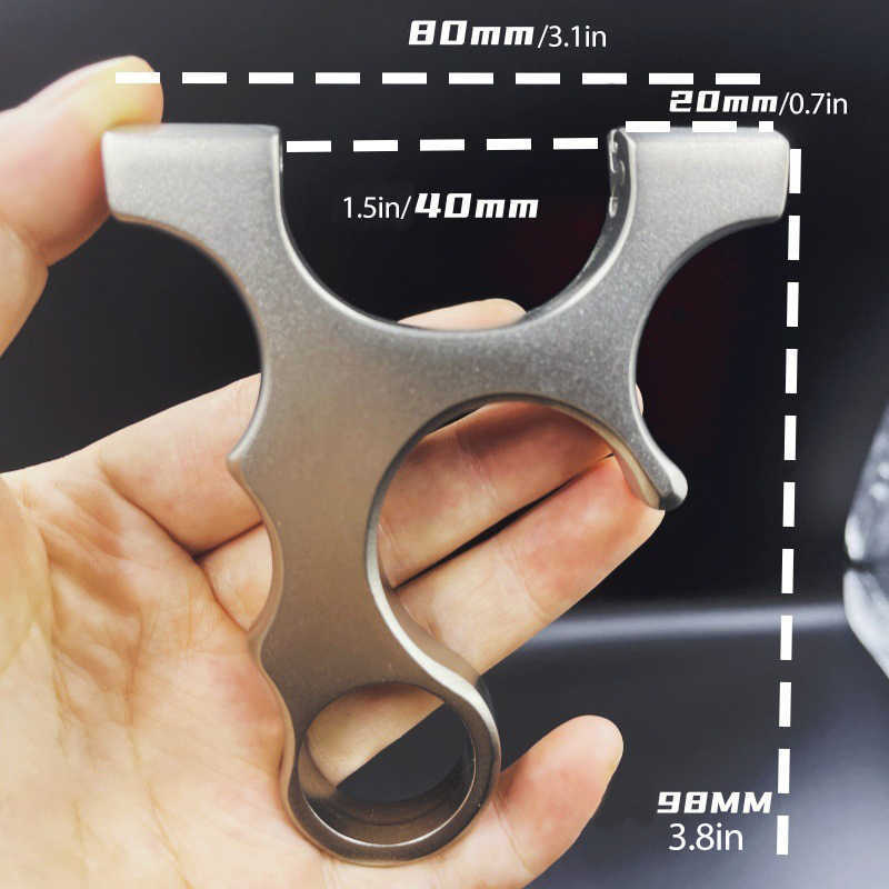 Outdoor Hunting Dragon Tooth Quick Press Slingshot CNC Cut Stainless Steel Shooting Slingshot Ergonomic Grip M250425