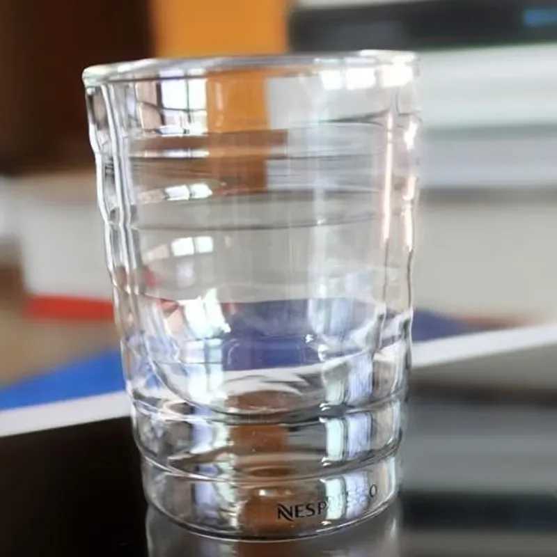 Nespresso Coffee Mug Heat Resistant Double Wall Tea Glass Cup Beer Coffee Handmade Creative Cold Beverage Transparent Drinkware Y251125