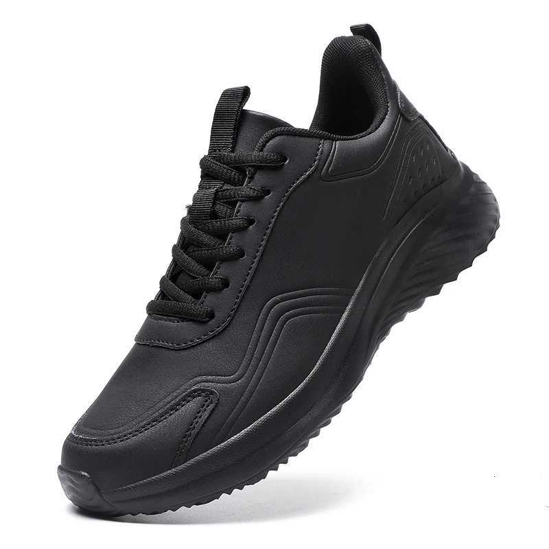 2024 Male Casual Sneakers Outdoor Leather Running Shoes Breathable Walking ShoesMen Fashion Climbing Shoes British Style Z251125