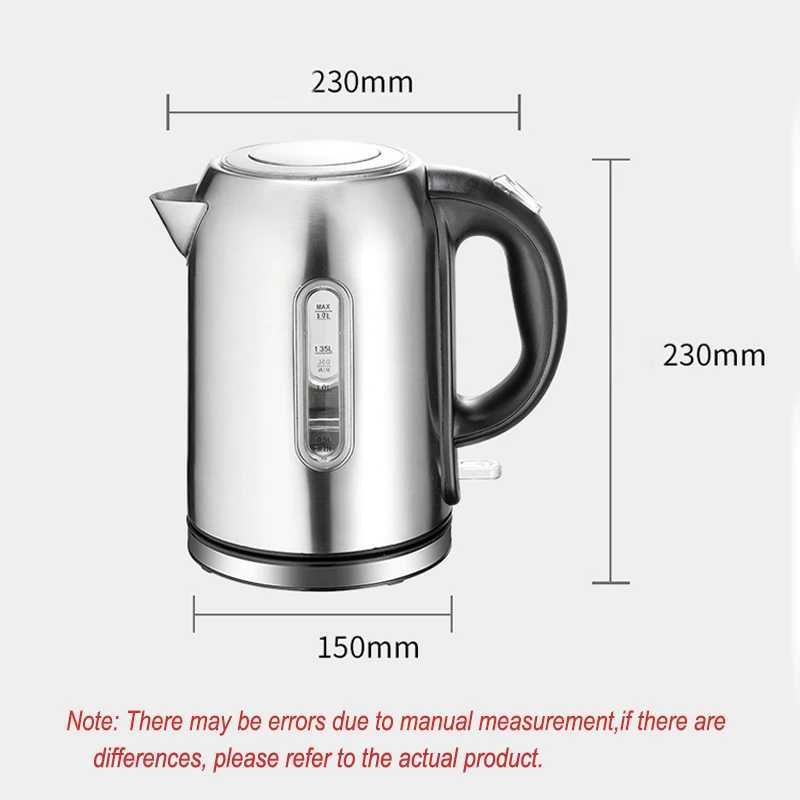 Electric Kettle 17L Fast Hot boiling Stainless Water Kettle Teapot Intelligent Temperature Control Kitchen Appliances EU Plug C251125